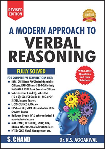 9789352535323: A Modern Approach to Verbal Reasoning (R.S. Aggarwal) [Paperback] [Jan 01, 2017] by R S Aggarwal (Author) [Paperback] [Jan 01, 2017] by R S Aggarwal (Author)