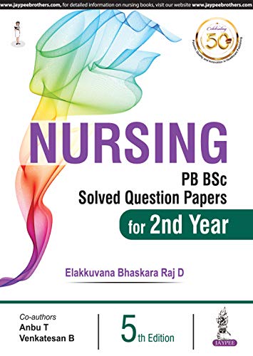 Stock image for NURSING PB BSC SOLVED QUESTION PAPERS FOR 2ND YEAr for sale by Mispah books