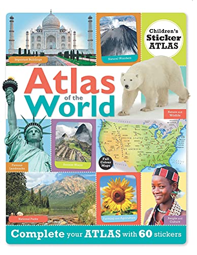 Beispielbild fr Sticker Atlas of the World zum Verkauf von Majestic Books