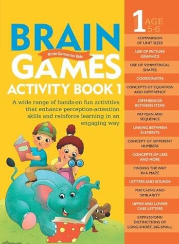 Imagen de archivo de Brain Games for Kids: Brain Games Activity Book Level 1: Book-1 a la venta por GF Books, Inc.