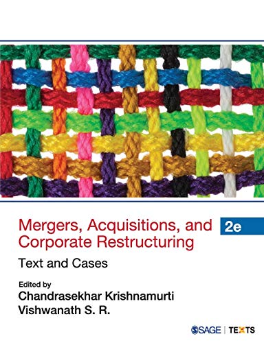 Stock image for Mergers Acquisitions And Corporate Restructuring, 2Nd Edition for sale by Books Puddle