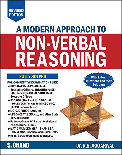 Stock image for A Modern Approach to Non-Verbal Reasoning Fully Solved by R.S. Aggarwal (Revised Edition) for sale by Books Puddle