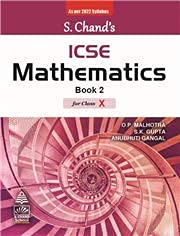 Stock image for S Chand*s ICSE Maths Book II Class-X for sale by dsmbooks
