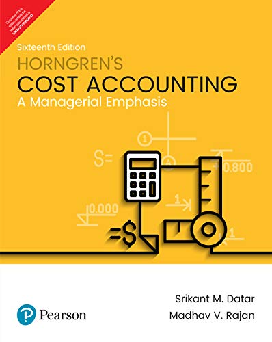 9789352860197: Horngrens Cost Accounting