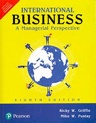 Beispielbild fr International Business : A Managerial Perspective [Paperback] [Jan 01, 2017] Griffin Et All zum Verkauf von SecondSale