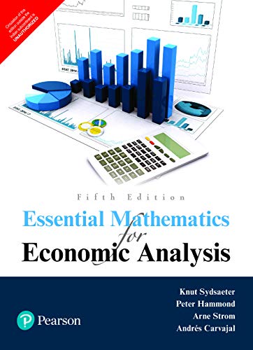 9789352866496: Essential Mathematics For Economic Analysic [Paperback] Knut Sydsaeter Et All