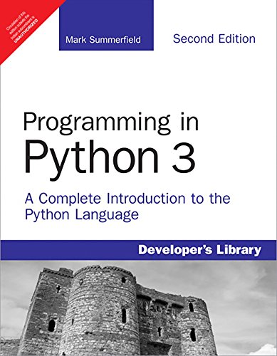 9789352869176: Programming In Python 3: A Complete Introduction To The Python Language, 2Nd Edition