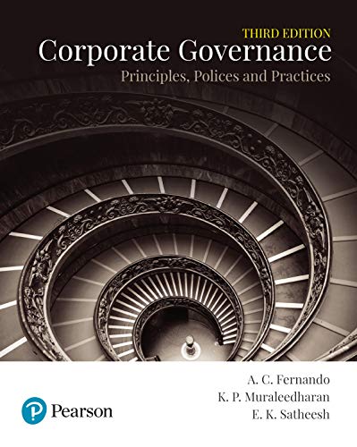Imagen de archivo de Corporate Governance: Principles, Policies And Practices 3Rd Edition a la venta por Books in my Basket
