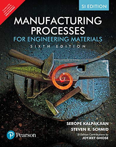 Imagen de archivo de Manufacturing Processes For Engineering Materials a la venta por Books in my Basket