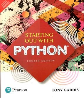 Image d'archives pour STARTING OUT WITH PYTHON 4TH EDITION mis en vente par SMASS Sellers