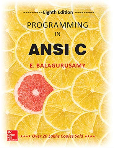 Stock image for PROGRAMMING IN ANSI C, 8TH EDITION for sale by Books Puddle
