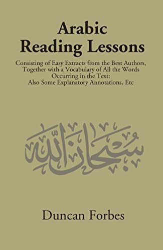 Beispielbild fr Arabic Reading Lessons zum Verkauf von Books Puddle