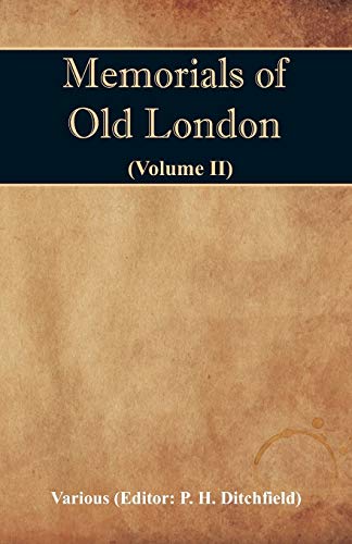 Beispielbild fr Memorials of Old London (Volume II) zum Verkauf von Lucky's Textbooks
