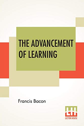 Beispielbild fr The Advancement Of Learning zum Verkauf von Buchpark