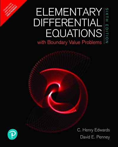 9789353432782: Elementary Differential Equations With Boundary Value Problems