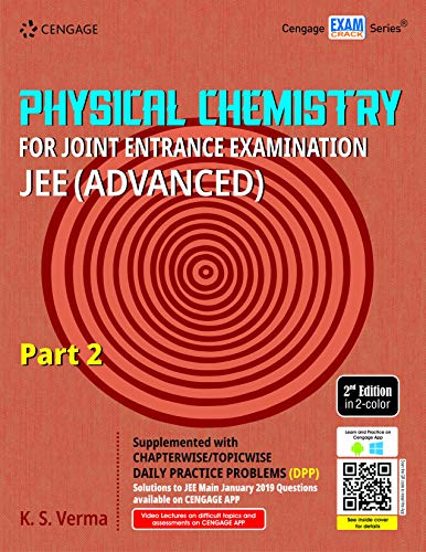 9789353500894: Physical Chemistry for Joint Entrance Examination JEE (Advanced) : Part 2 [Paperback] VERMA