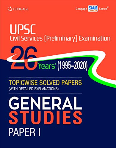 Beispielbild fr UPSC Civil Services (Preliminary) Examination 26 Years' (1995-2020) Topicwise Solved General Studies Paper 1 zum Verkauf von Books Puddle