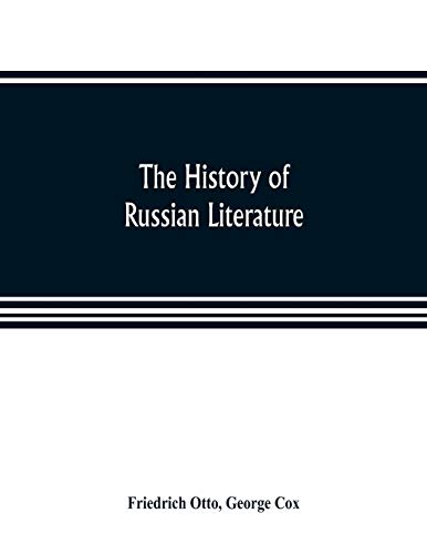 Stock image for The history of Russian literature for sale by Lucky's Textbooks