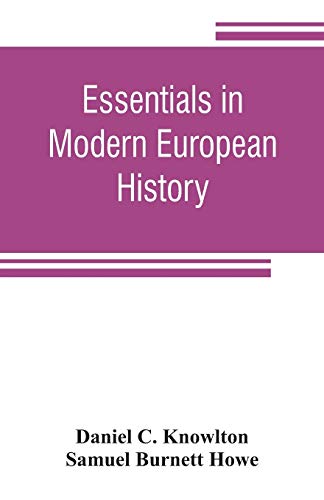 Beispielbild fr Essentials in modern European history zum Verkauf von Lucky's Textbooks