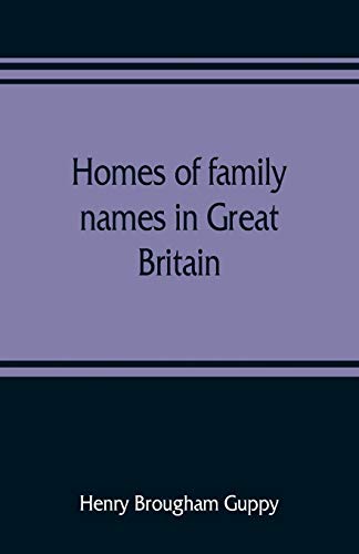 9789353809379: Homes of family names in Great Britain