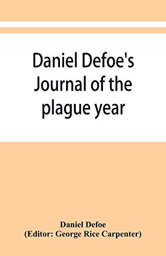 Stock image for Daniel Defoe's Journal of the plague year for sale by Lucky's Textbooks
