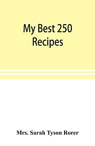 Stock image for My best 250 recipes for sale by PBShop.store US