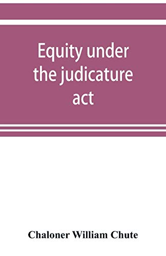 Imagen de archivo de Equity under the judicature act, or the relation of equity to common law: with an appendix, containing the High court of judicature act, 1873, and the schedule of rules a la venta por Lucky's Textbooks
