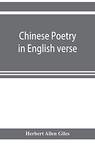 Stock image for Chinese poetry in English verse for sale by Books Unplugged