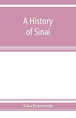 Stock image for A history of Sinai for sale by Lucky's Textbooks