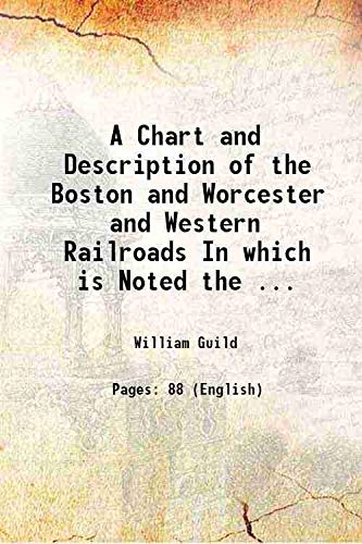 Beispielbild fr A Chart and Description of the Boston and Worcester and Western Railroads In which is Noted the zum Verkauf von Books Puddle