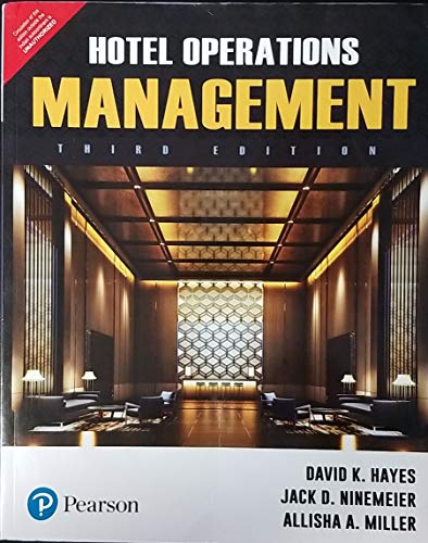 9789353944056: HOTEL OPERATIONS MANAGEMENT, 3RD EDITION