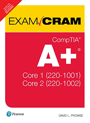 9789353949488: CompTIA A+ Core 1 (220-1001) and Core 2 (220-1002) Exam Cram| First Edition| By Pearson