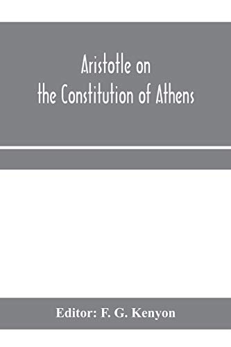 Imagen de archivo de Aristotle on the constitution of Athens a la venta por Lucky's Textbooks