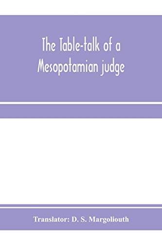 Imagen de archivo de The tabletalk of a Mesopotamian judge a la venta por PBShop.store US