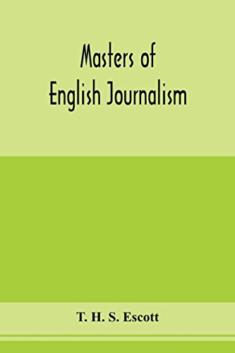 Beispielbild fr Masters of English journalism; a study of personal forces zum Verkauf von Lucky's Textbooks