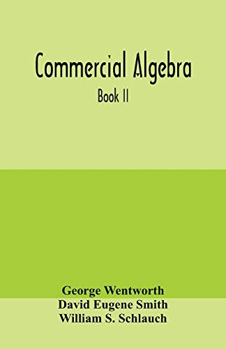 Stock image for Commercial algebra: Book II for sale by GF Books, Inc.