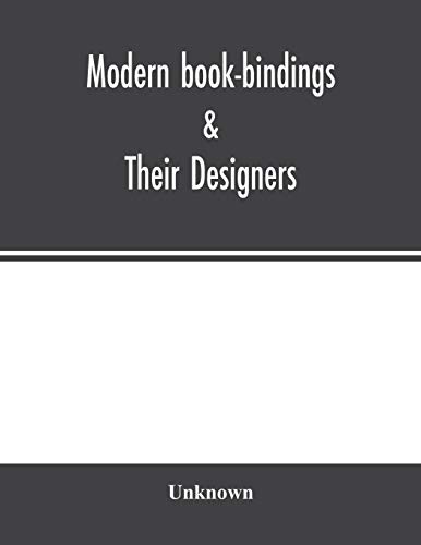 Beispielbild fr Modern book-bindings &; their designers zum Verkauf von Chiron Media