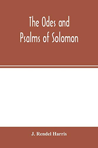 Stock image for The Odes and Psalms of Solomon for sale by Lucky's Textbooks