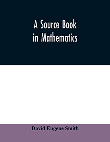 Stock image for A source book in mathematics for sale by GF Books, Inc.