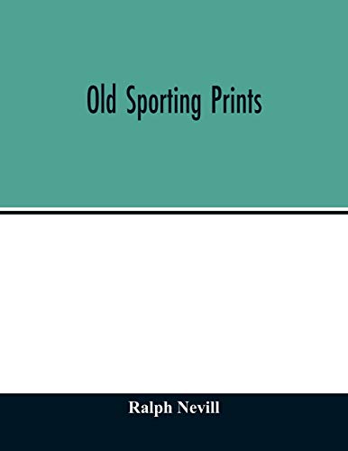 Beispielbild fr Old sporting prints zum Verkauf von Chiron Media