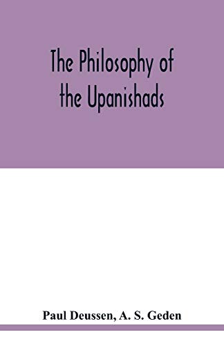 Beispielbild fr The philosophy of the Upanishads zum Verkauf von Books Unplugged