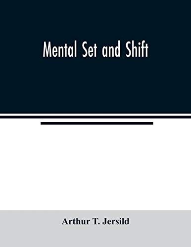 Stock image for Mental set and shift [Soft Cover ] for sale by booksXpress