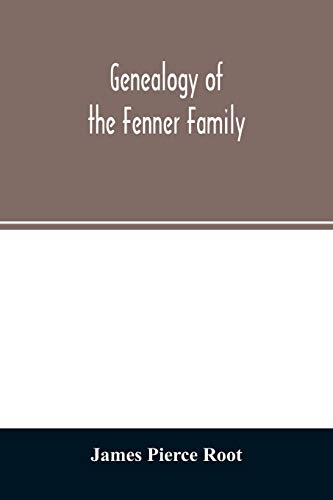 Stock image for Genealogy of the Fenner family for sale by Chiron Media