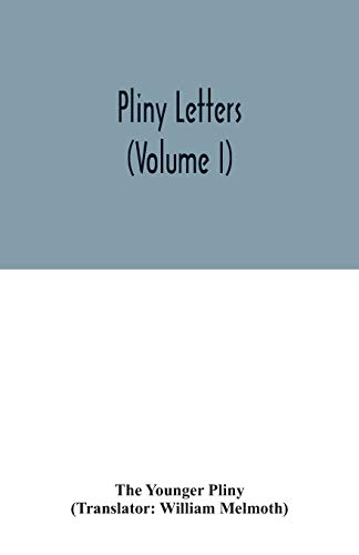 Beispielbild fr Pliny Letters (Volume I) zum Verkauf von Buchpark