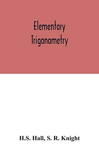 Stock image for Elementary Trigonometry for sale by Books Unplugged