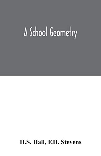 Imagen de archivo de A School geometry a la venta por Lucky's Textbooks