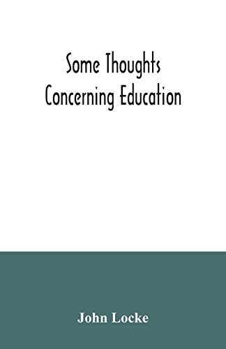 9789354034275: Some thoughts concerning education
