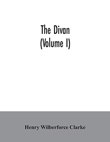 Stock image for The Divan (Volume I) for sale by Lucky's Textbooks