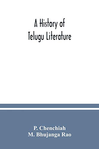 Stock image for A history of Telugu literature for sale by GF Books, Inc.