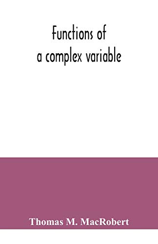 Stock image for Functions of a complex variable for sale by GF Books, Inc.